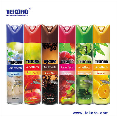 Tekoro عطر طبیعی هوا تازه کننده اسپری آروسول خانگی با گواهینامه CE، RoHS، SGS، GMP در ظرفیت 250ml یا 300ml