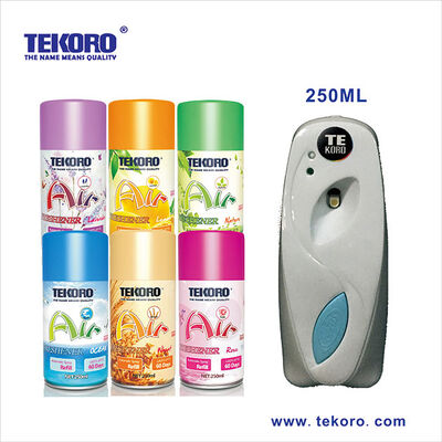 Tekoro Green Apple Flavour Air Freshener خودکار پر کردن اسپری با گواهینامه CE، RoHS، SGS، GMP و ظرفیت ≥200ml