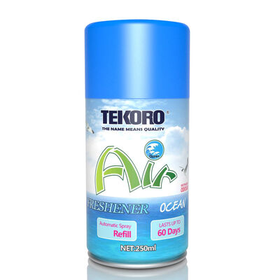 Tekoro Green Apple Flavour Air Freshener خودکار پر کردن اسپری با گواهینامه CE، RoHS، SGS، GMP و ظرفیت ≥200ml