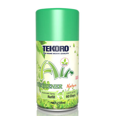 Tekoro Green Apple Flavour Air Freshener خودکار پر کردن اسپری با گواهینامه CE، RoHS، SGS، GMP و ظرفیت ≥200ml